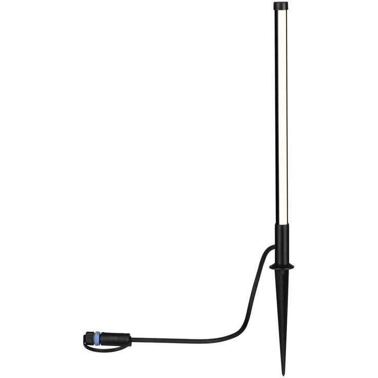 LED-maapiikkivalaisin Paulmann Plug & Shine Pin, IP44, 36cm, 3000K, antrasiitti