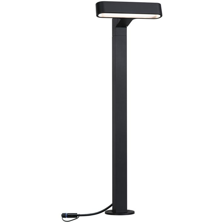 LED-pollarivalaisin Paulmann Plug & Shine Ito, IP65, 3000K, vaakasuuntainen säätö, antrasiitti
