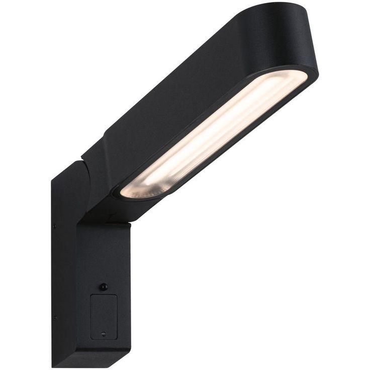 LED-ulkoseinävalaisin liiketunnistimella Paulmann Ito Vertical, IP44, 3000K, antrasiitti