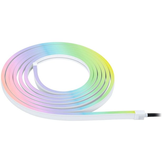 LED-valonauha Paulmann Plug & Shine Smooth, 5m, Smart Home Zigbee 3.0, IP67, RGBW+, valkoinen