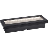 LED-maavalaisin aurinkokennolla Paulmann Domenic, 8x20cm, IP67, 3000K, musta