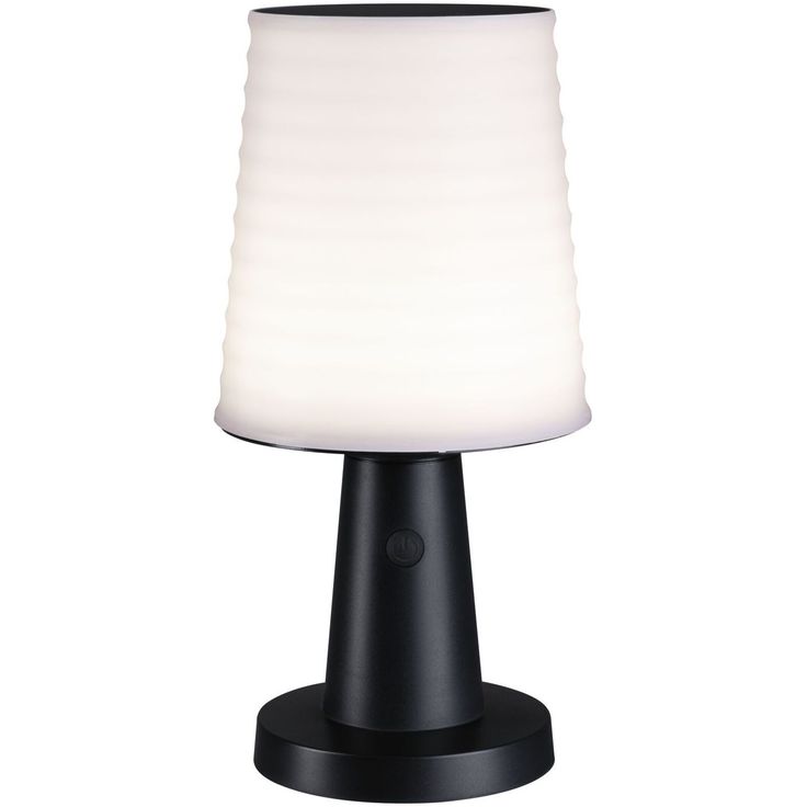 Aurinkokennopöytävalaisin Paulmann Ilanga 30cm IP44 2700K 125lm USB antrasiitti