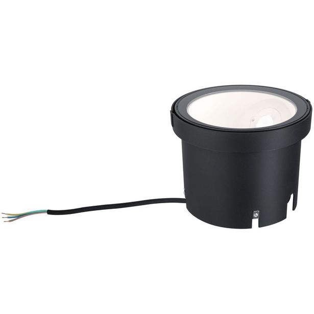 LED-terassivalaisin Paulmann Ocos, IP67, 17.7cm, 3000K, antrasiitti