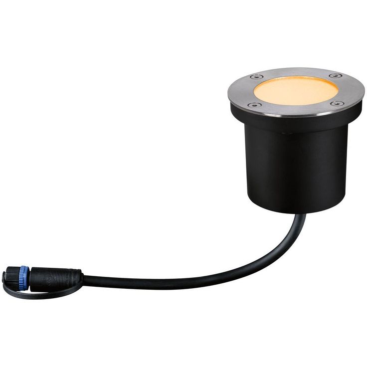 LED-terassivalaisin Paulmann Plug & Shine Floor, IP67, 2200K, 4.5W, antrasiitti