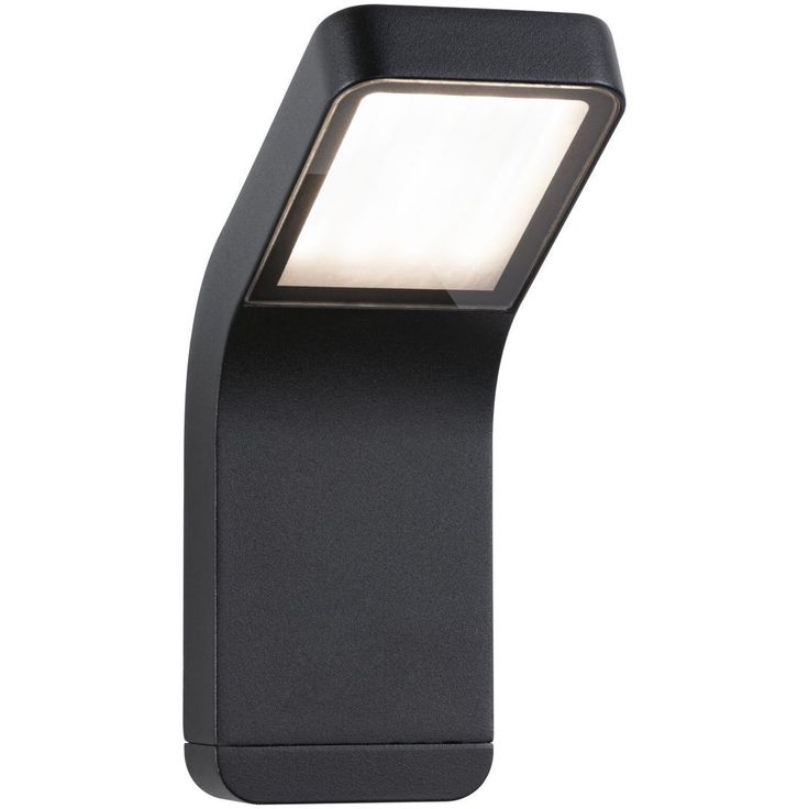 LED-ulkoseinävalaisin Paulmann Kulma, IP44, 3000K, korroosionkestävä, antrasiitti