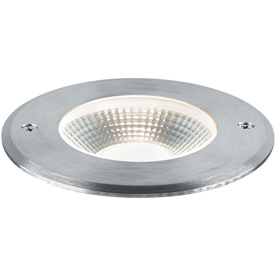 LED-terassivalaisin Paulmann Vanea, IP67, 10cm, 3000K, korroosionkestävä, alumiini