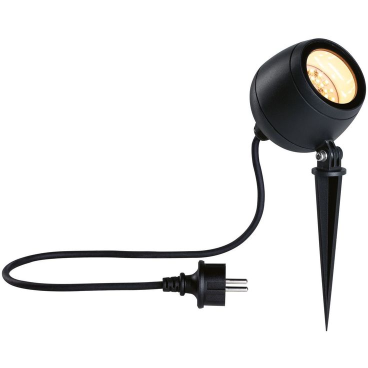 LED-puutarhaspotti Paulmann Kikolo, Smart Home Zigbee 3.0, IP65, 90mm, säädettävä värilämpötila, antrasiitti