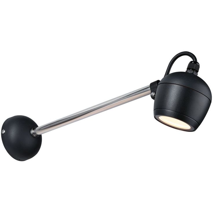 LED-ulkoseinävalaisin Paulmann Kikolo, Smart Home Zigbee 3.0, IP65, 90mm, säädettävä värilämpötila, antrasiitti
