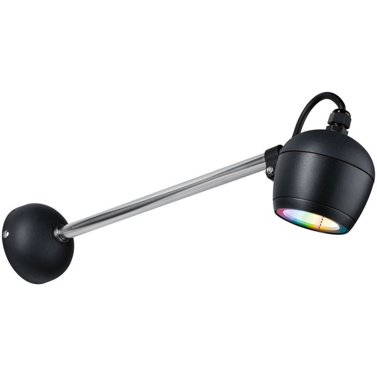 LED-ulkoseinävalaisin Paulmann Kikolo, Smart Home Zigbee 3.0, IP65, 90mm, RGBW+, antrasiitti