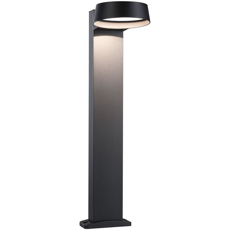 LED-pollarivalaisin Paulmann Capea Grand, IP44, 3000K, antrasiitti