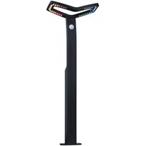 LED-pollarivalaisin Paulmann Alara Smart Home Zigbee 3.0 665mm hämäräohjattu liiketunnistin IR RGBW+ 10W 450lm antrasiitti