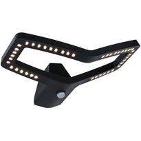LED-ulkoseinävalaisin Paulmann Alara 375x270mm 3000K 10W 450lm hämäräohjattu liiketunnistin IR antrasiitti