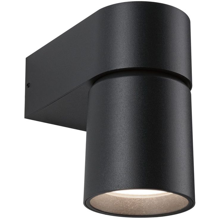 LED-ulkoseinävalaisin Paulmann Kimu, IP44, 80mm, 3000K, antrasiitti