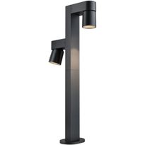 LED-pollarivalaisin Paulmann Kimu, 2-osainen, IP44, 82.2cm, 3000K, antrasiitti