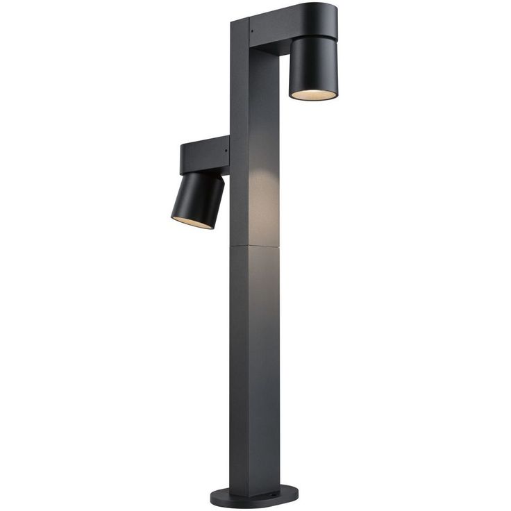 LED-pollarivalaisin Paulmann Kimu, 2-osainen, IP44, 82.2cm, 3000K, antrasiitti