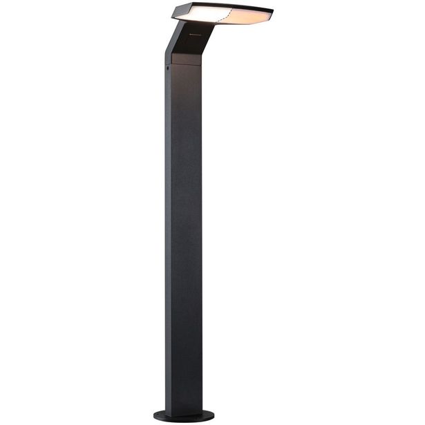 LED-pollarivalaisin liiketunnistimella Paulmann Zenera, 67cm, IP44, 2200-3000K, korroosionkestävä, antrasiitti
