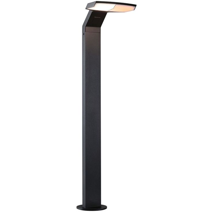LED-pollarivalaisin liiketunnistimella Paulmann Zenera, 67cm, IP44, 2200-3000K, korroosionkestävä, antrasiitti