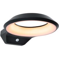 LED-ulkoseinävalaisin liiketunnistimella Paulmann Anela, IP44, 2200K, antrasiitti
