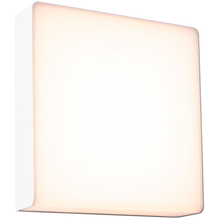 LED-ulkoseinävalaisin liiketunnistimella Paulmann Azalena, IP44, 3000K, korroosionkestävä, valkoinen