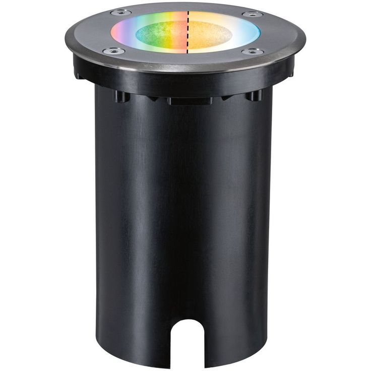 LED-terassivalaisin Paulmann Floor, Smart Home Zigbee 3.0, IP67, 11cm, RGBW+, harjattu rauta