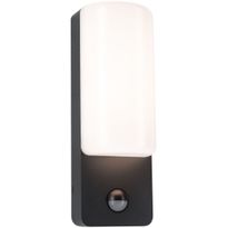 LED-ulkoseinävalaisin liiketunnistimella Paulmann Bonnie, IP44, 3000K, antrasiitti