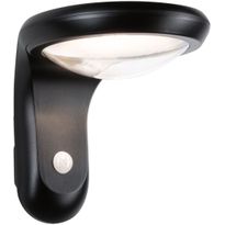 LED-ulkoseinävalaisin aurinkokennolla Paulmann Diskola, IP44, 3000K, hämärätunnistin, antrasiitti