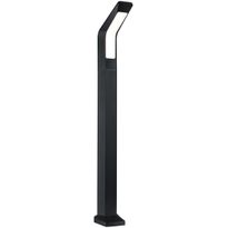 LED-pollarivalaisin liiketunnistimella Paulmann Merano, IP44, 91cm, 3000K, korroosionkestävä, antrasiitti