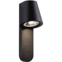 LED-ulkoseinävalaisin liiketunnistimella Paulmann Caissa, IP44, 3000K, antrasiitti
