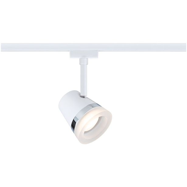 Kiskospotti Paulmann URail Cone GU10 max. 10W himmennettävä valkoinen