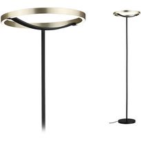 Lattiavalaisin Paulmann Melira, 2700K, 1025lm, 17.5W, 157cm, kolmiportaisesti himmennettävä, mattamusta/kulta