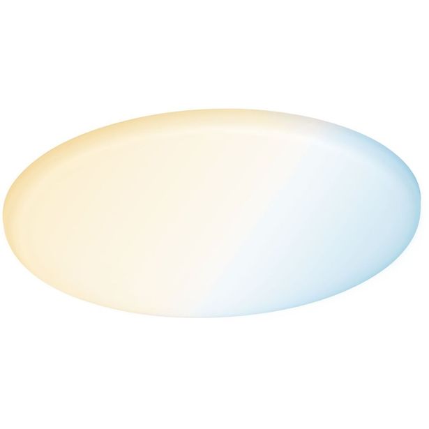 Upotettava LED-paneeli Paulmann Veluna, Smart Home Zigbee 3.0, IP44, Ø18.5cm, 14W, säädettävä värilämpötila, himmennettävä