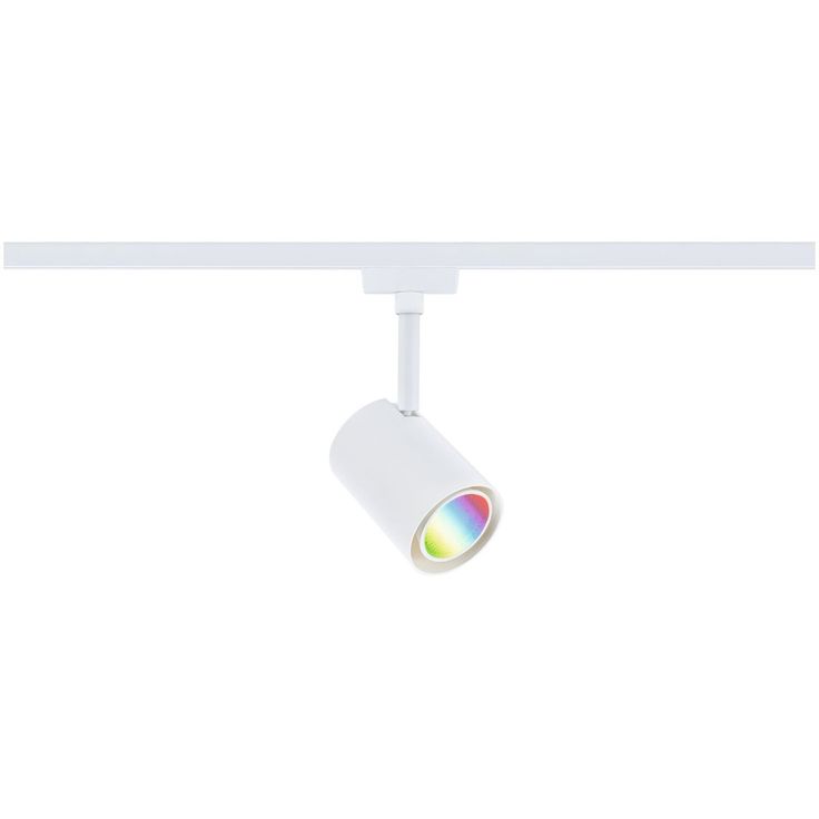 LED-kiskospotti Paulmann URail Smart Home Zigbee 3.0 Luxe GU10 350lm 4.8W RGBW+ himmennettävä valkoinen