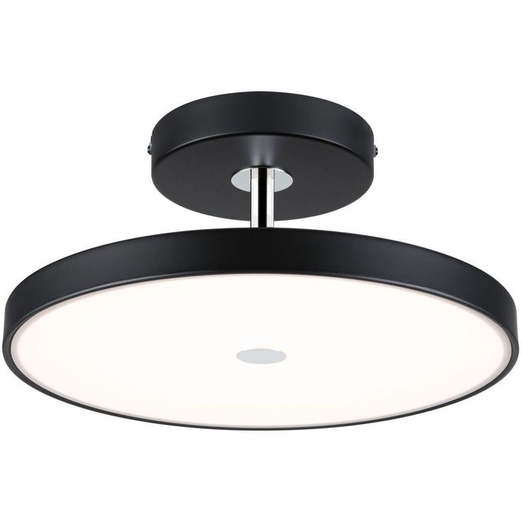 LED-kattovalaisin Hildor, 2700K, himmennettävä, mattamusta/kromi
