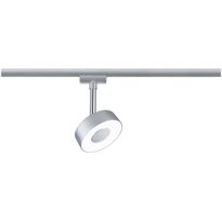 LED-spottivalaisin kiskoon Paulmann URail Circle, 160lm, 5W, 4000K, himmennettävä, mattakromi
