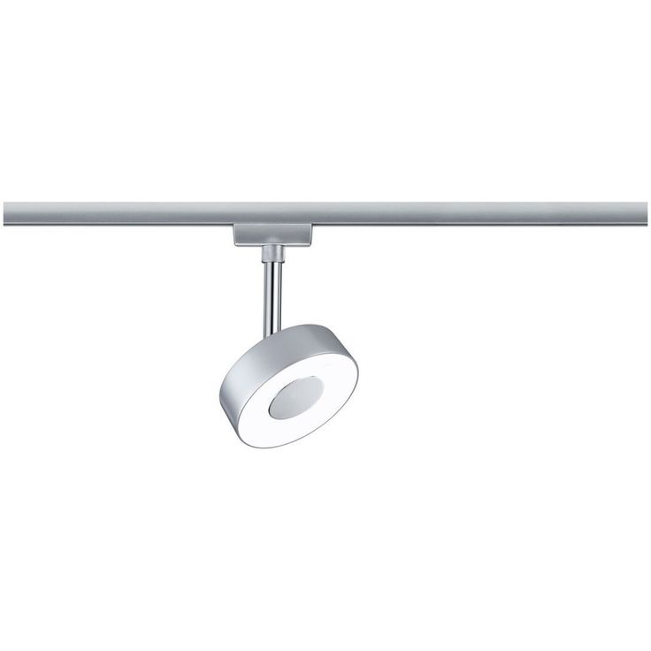 LED-spottivalaisin kiskoon Paulmann URail Circle, 160lm, 5W, 4000K, himmennettävä, mattakromi