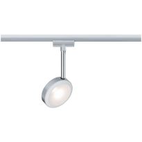 LED-spottivalaisin Paulmann URail Discus, 2700K, himmennettävä, mattakromi