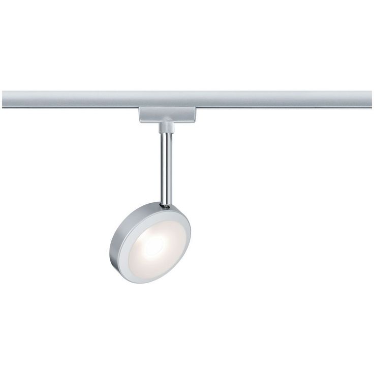 LED-spottivalaisin Paulmann URail Discus, 2700K, himmennettävä, mattakromi