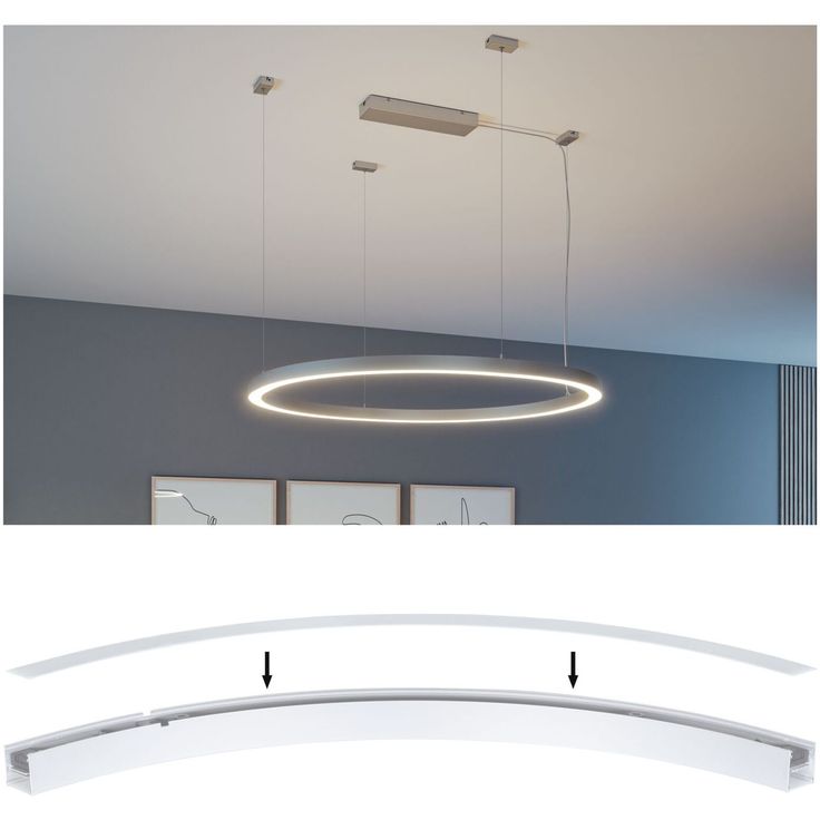 Peiteprofiili Paulmann Linion kaareva 786mm
