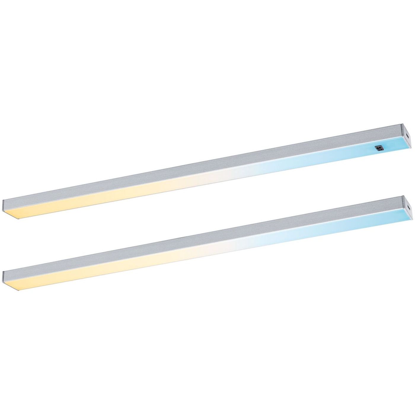 LED-työpistevalaisin Paulmann Inline 350x26mm 2700-6500K 4W 350lm liiketunnistin aloitussarja mattakromi, 2kpl/pkt