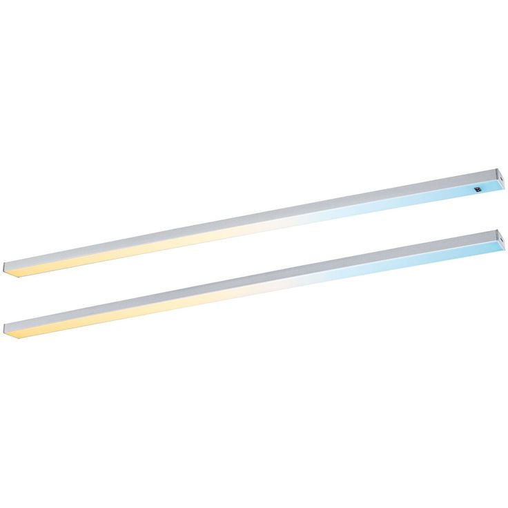 LED-työpistevalaisin Paulmann Inline 550x26mm 2700-6500K 6W 500lm liiketunnistin aloitussarja mattakromi, 2kpl/pkt