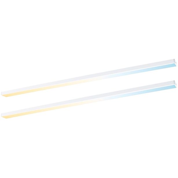 LED-työpistevalaisin jatkosarja Paulmann Inline 550x26mm 2700-6500K 6W 500lm liiketunnistin mattavalkoinen, 2kpl/pkt