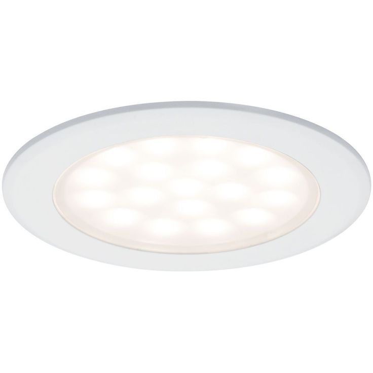 Upotettava LED-kalustevalaisin Paulmann Mirror, 2kpl, Ø65mm, 2.5W, 180lm, 3000K, eri värejä