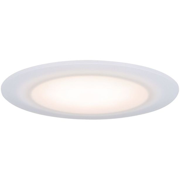 Upotettava LED-valaisin Paulmann Suon Premium, IP44, Ø90mm, 5W, 450lm, 2700K, himmennettävä, valkoinen