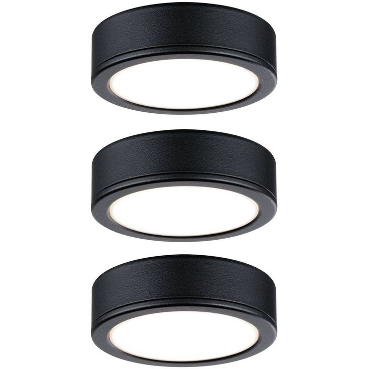 LED-työpistevalaisin Paulmann Pukk, 3kpl, 3.5W, 65mm, 210lm, eri värejä