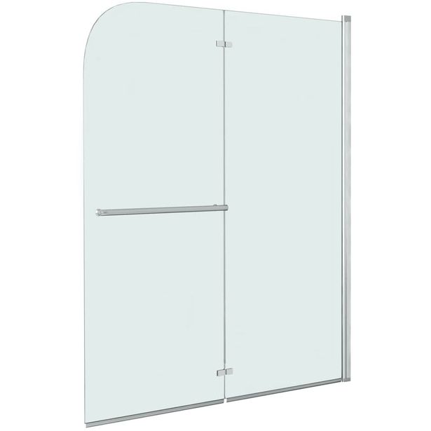 Taittuva suihkukaappi 2 paneelia ESG 95x140 cm