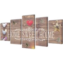 Taulusarja home sweet home 200 x 100 cm