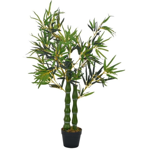 Tekokasvi bambu ruukulla vihreä 110 cm_1