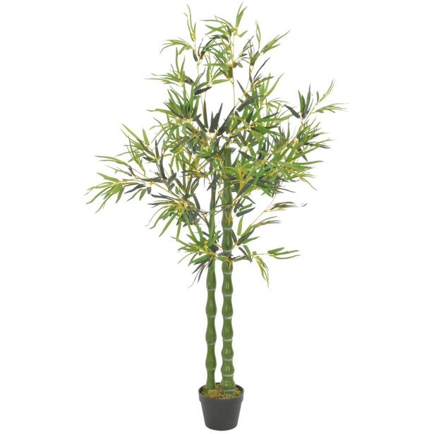 Tekokasvi bambu ruukulla vihreä 160 cm_1