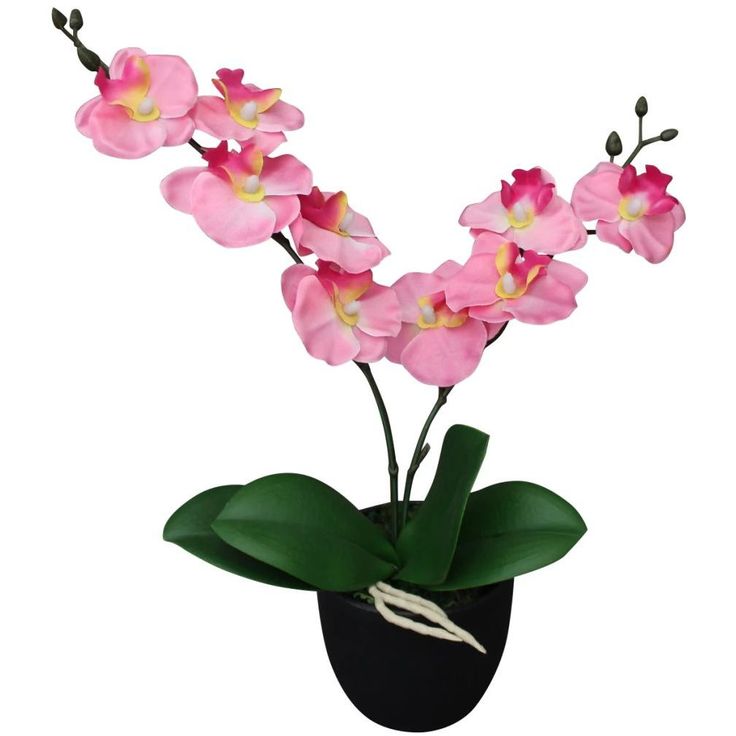 Tekokukka ruukulla orkidea 30 cm vaaleanpunainen_1