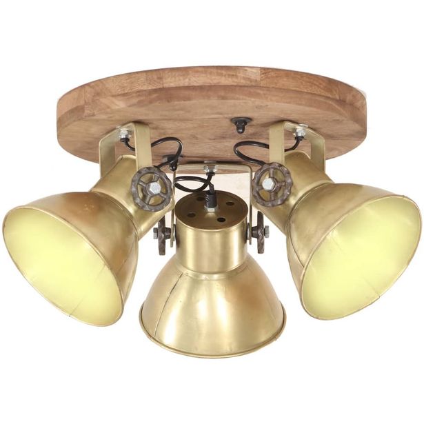 Teollinen kattovalaisin 25 w messinki 42x27 cm e27_1